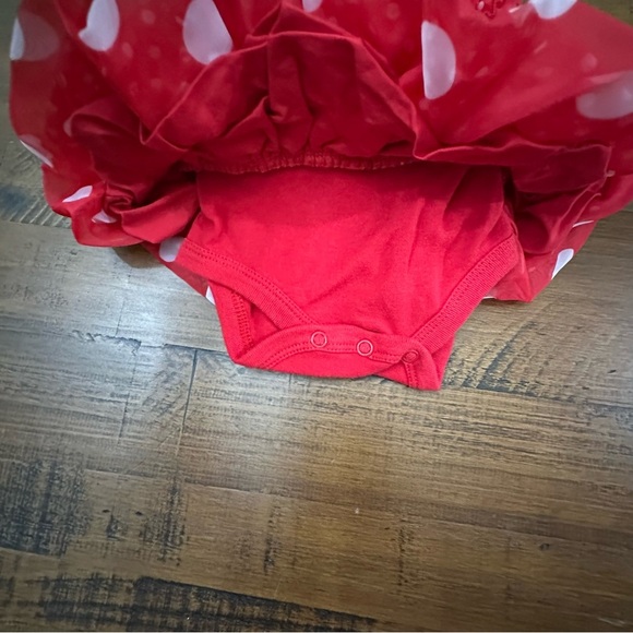 Disney‎ Parks Infant Minnie Mouse Outfit 0-3 Months Tutu One Piece Outfit - Picture 3 of 4